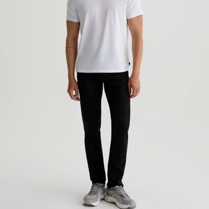 AG Adriano Goldschmied Men's Slim Black Tellis Jeans
